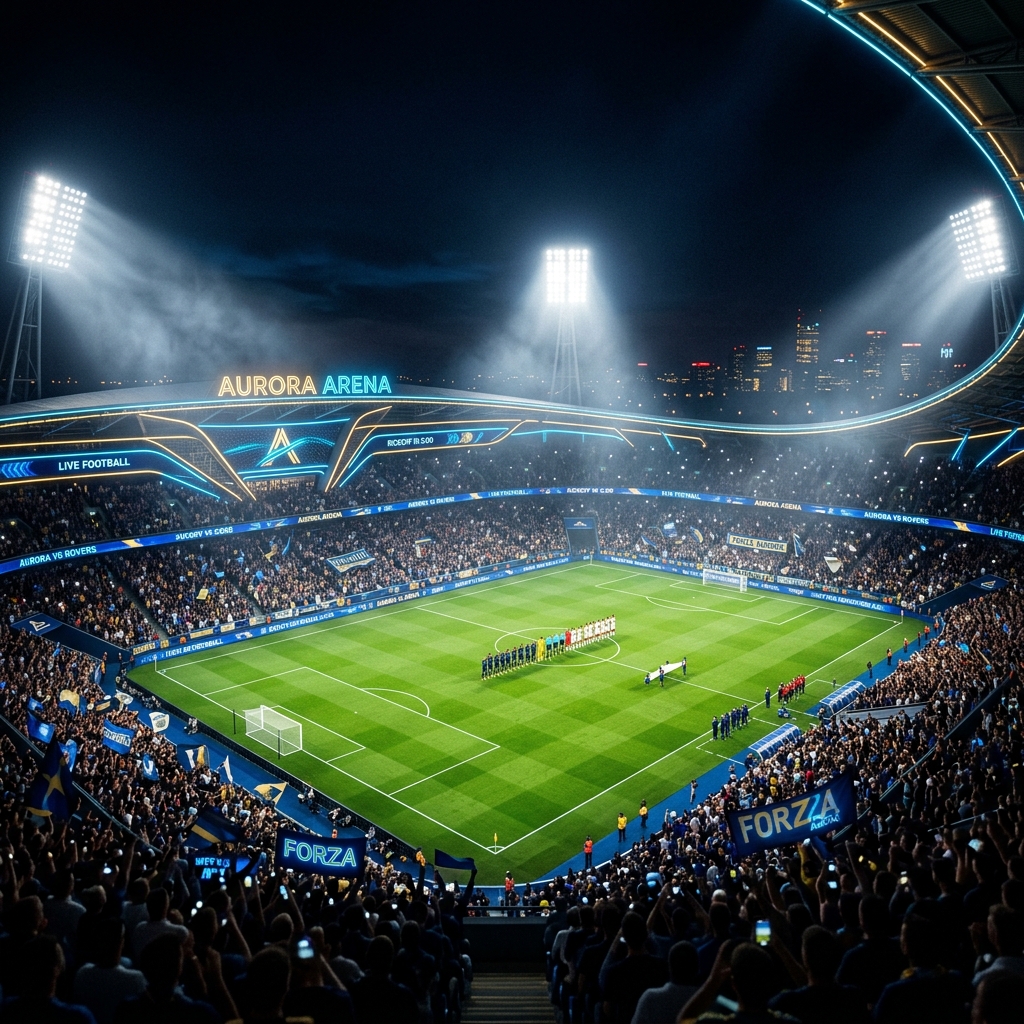 Stadium before kickoff